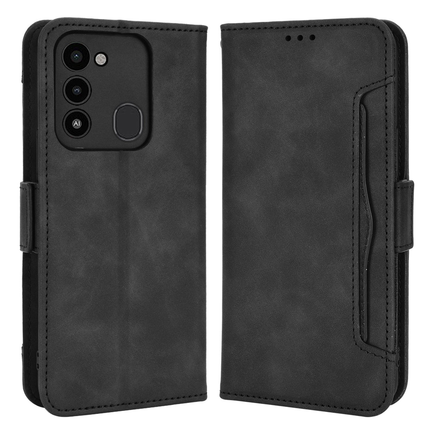 For Tecno Spark 8C 4G Spark Go 2022 KG5 Stand Function Phone Shell Multiple Card Slots Leather Phone Cover Wallet Cell Phone Case For Tecno Spark 8C 4G Spark Go 2022 KG5 Stand Function Phone Shell Multiple Card Slots Leather Phone Cover Wallet Cell Phone Case